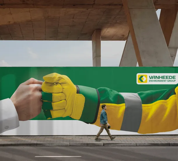 Vanheede Environment Group branding door GBL Agency