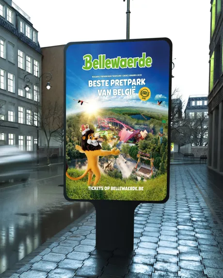 Bellewaerde rebranding OOH beste park