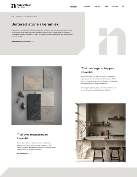 design voorbeeld website