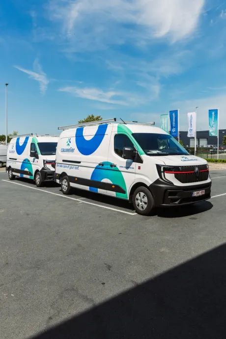 Wagens van Cauwelier met nieuwe branding