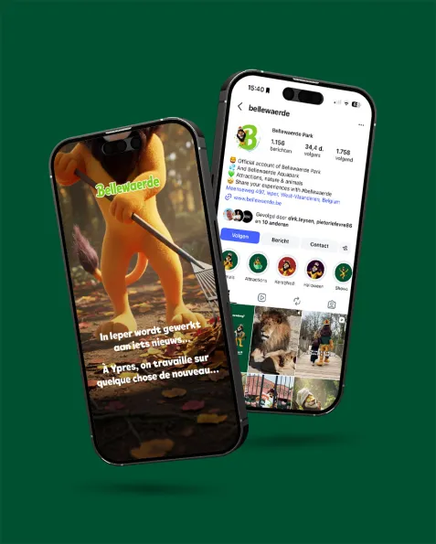 Bellewaerde rebranding social media