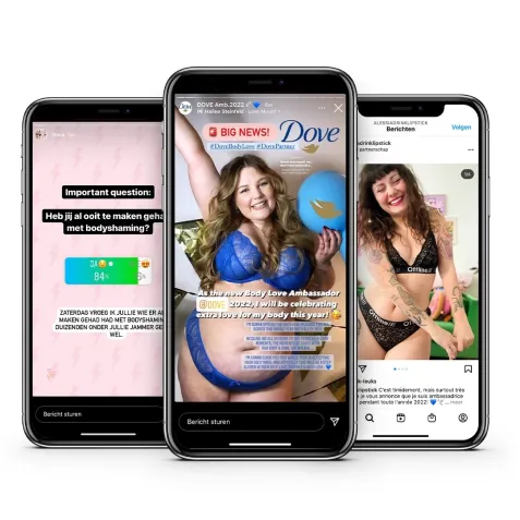 Influencercampagne - Dove Body Love